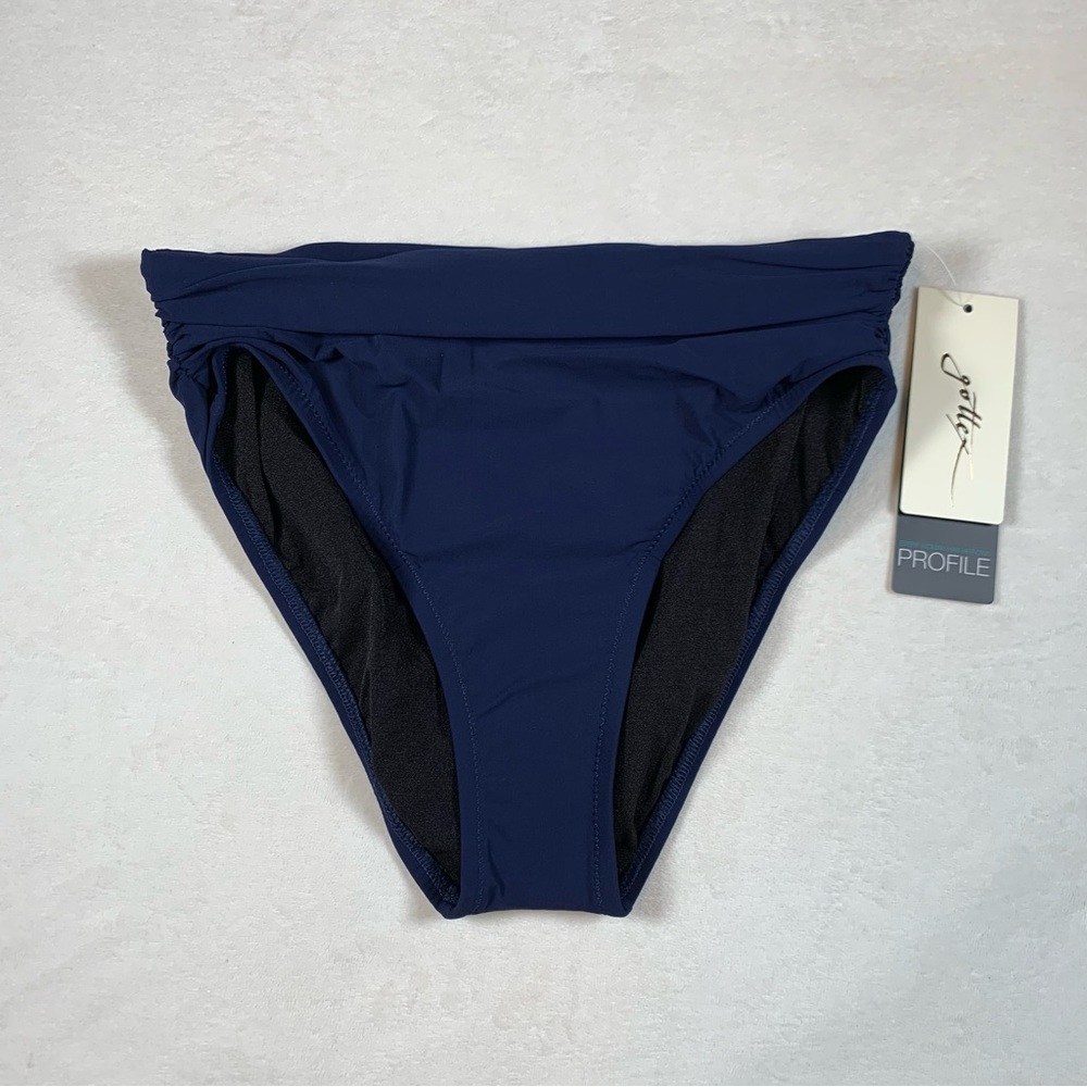 PROFILE by Gottex Ruched High Waist Swimsuit Bikini Bottom, 6